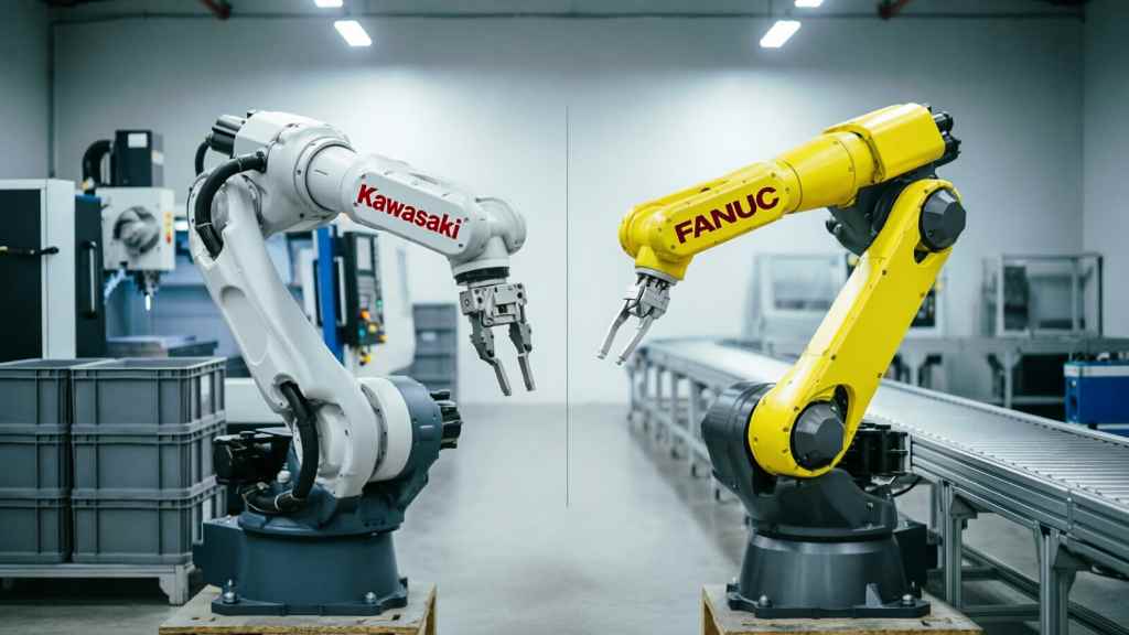 Промышленные роботы Kawasaki vs FANUC: сравнение и критерии выбора