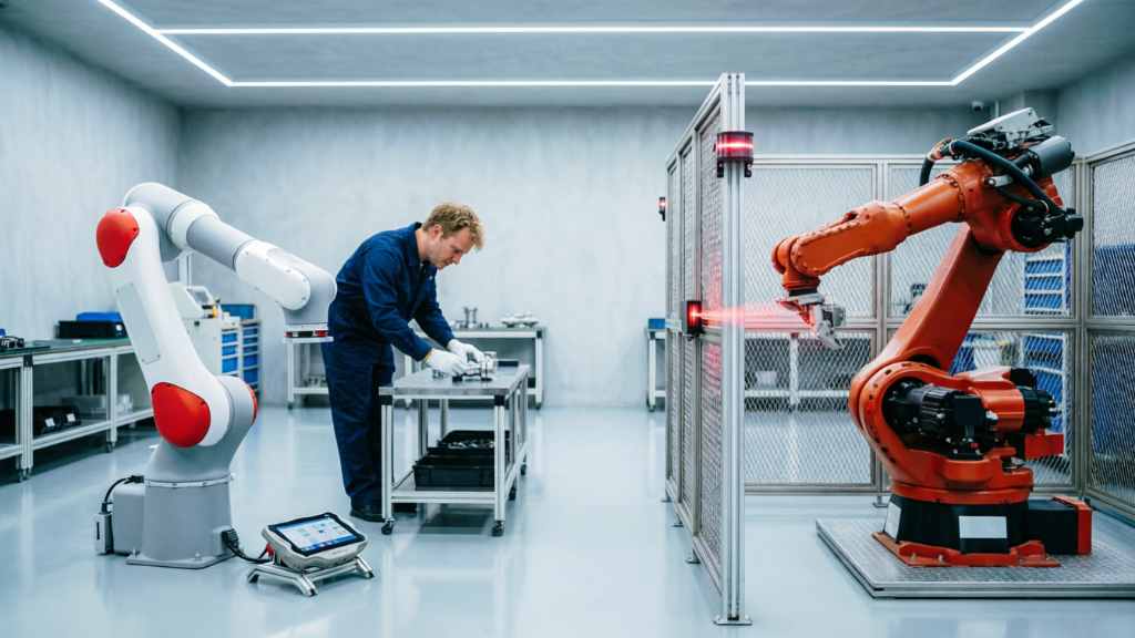 Промышленные коботы: чем отличаются от обычных роботов и где применять