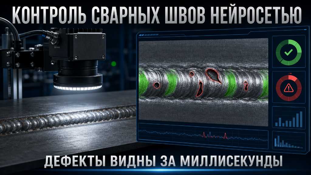 Распознавание дефектов сварных швов с помощью нейросетей: как построить автоматический контроль качества