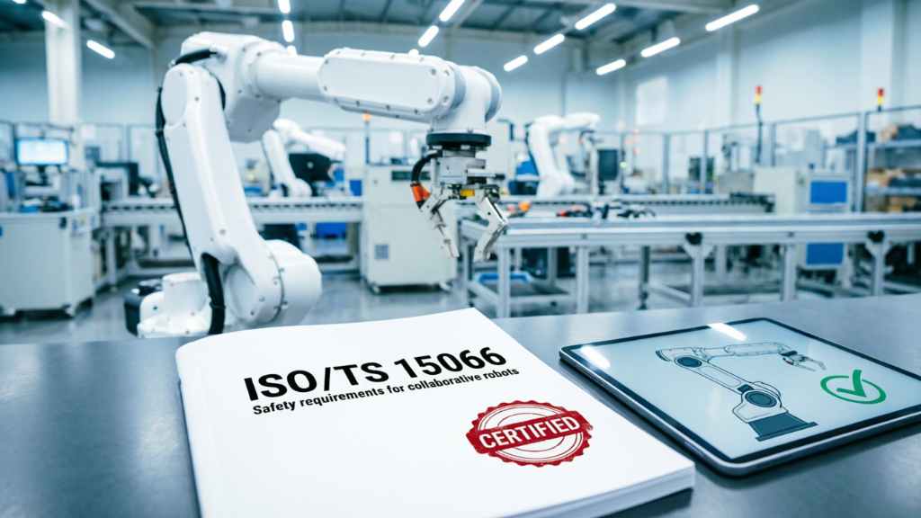 Стандарты безопасности коботов по ISO/TS 15066: как внедрить и пройти сертификацию